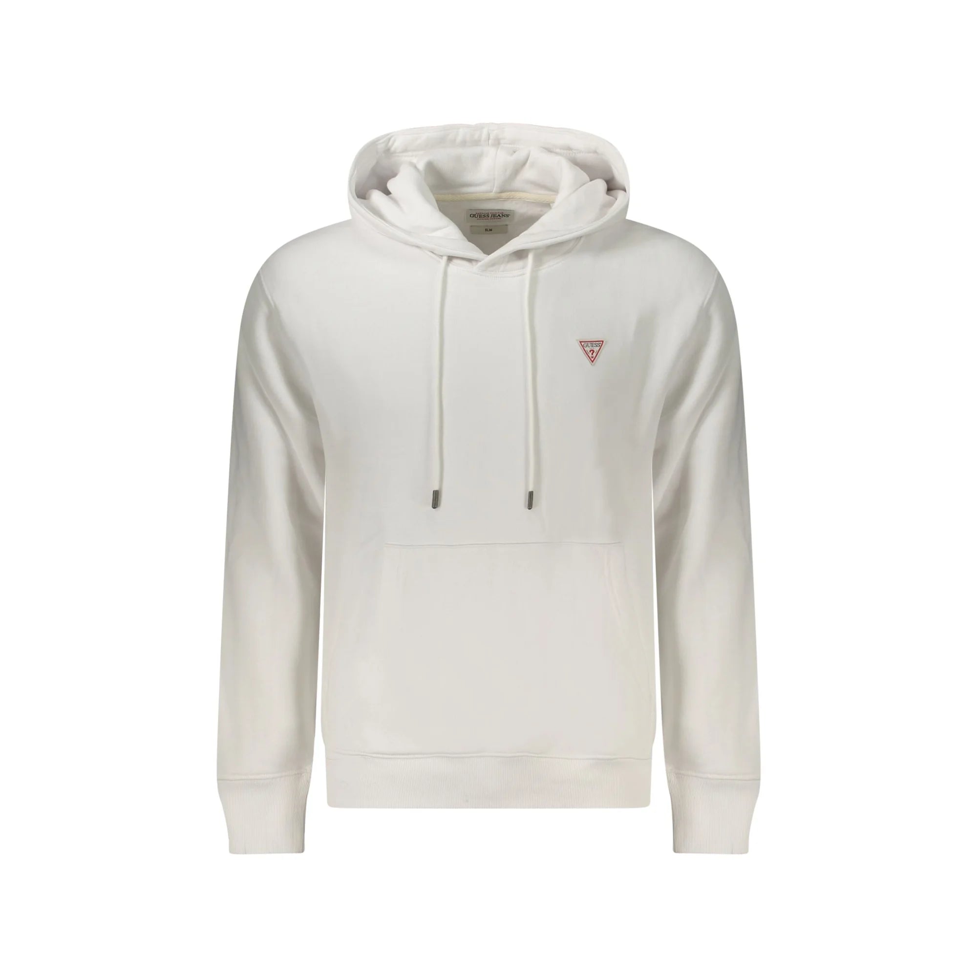 Guess Jeans Felpa Maniche Lunghe Uomo Bianca Logo Felpe Bianco - foto prodotto